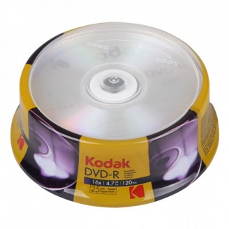 KODAK DVD-R 25-Pack 16x 4.7GB