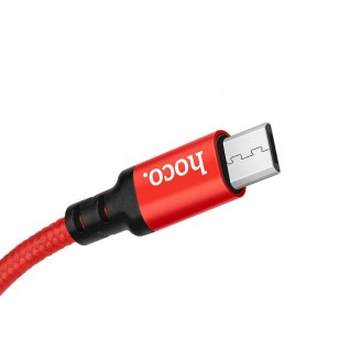 HOCO X14 TIMES SPEED MICRO CHARGING CABLE(L=1M) ΚΟΚΚΙΝΟ
