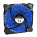 POWERTECH LED ανεμιστήρας PT-907, 120mm, 3pin/molex & 4 βίδες, μπλε