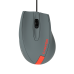 Canyon Wired Optical Mouse Gray-Red - CNE-CMS11DG